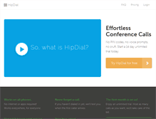 Tablet Screenshot of hipdial.com